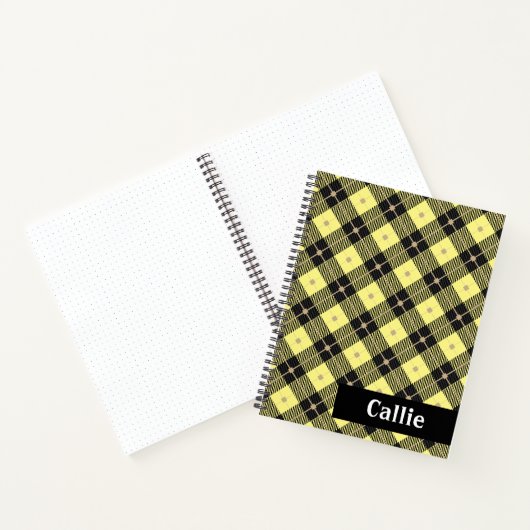 Lumberjack Black & Yellow Pset Bullet Journal Notitieboek (Binnen)