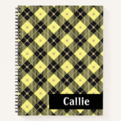 Lumberjack Black & Yellow Pset Bullet Journal Notitieboek (Voorkant)