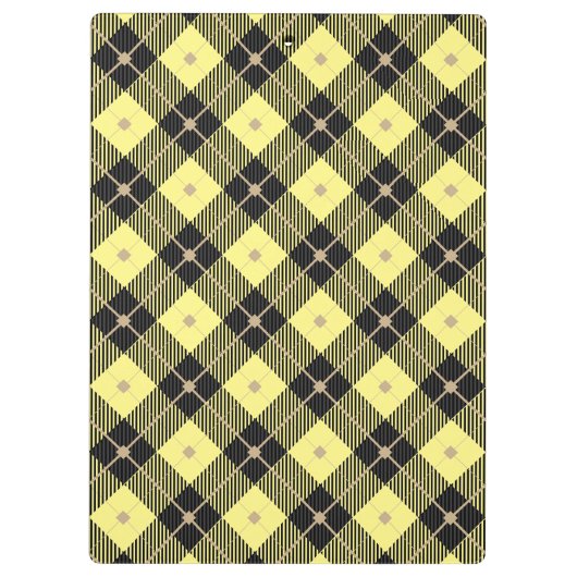 Lumberjack Black & Yellow Pset Bullet Klembord (Achterkant)