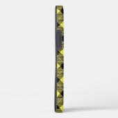Lumberjack Black Yellow Pset Patroon Case-Mate iPhone Case (Achterkant / Rechts)