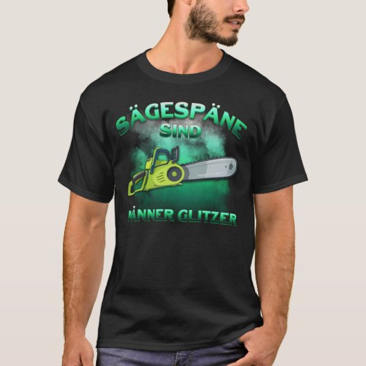 Lumberjack bosarbeider kettingzaag t-shirt (Voorkant)