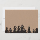 Lumberjack Boy Eerste Verjaardag Rode Flanel Foto Kaart (Achterkant)