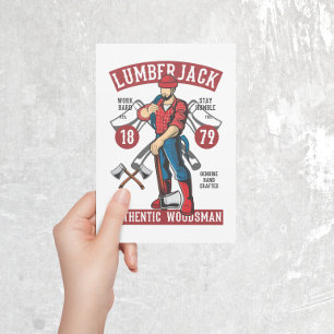 Lumberjack Briefkaart