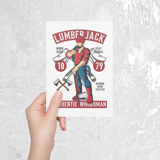  Lumberjack Briefkaart