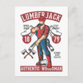 Lumberjack Briefkaart (Voorkant)