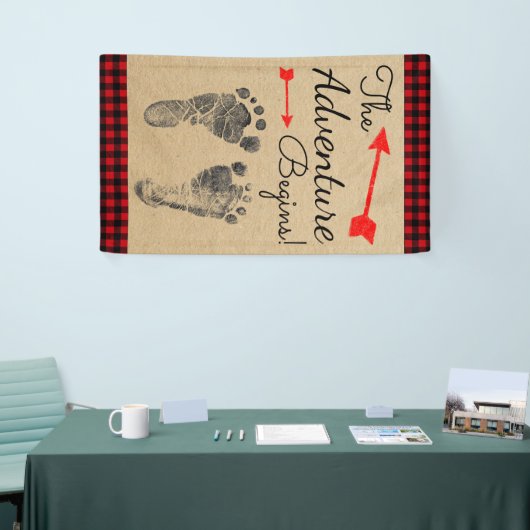 Lumberjack Buffalo Plaid Baby shower Spandoek (Beurs)