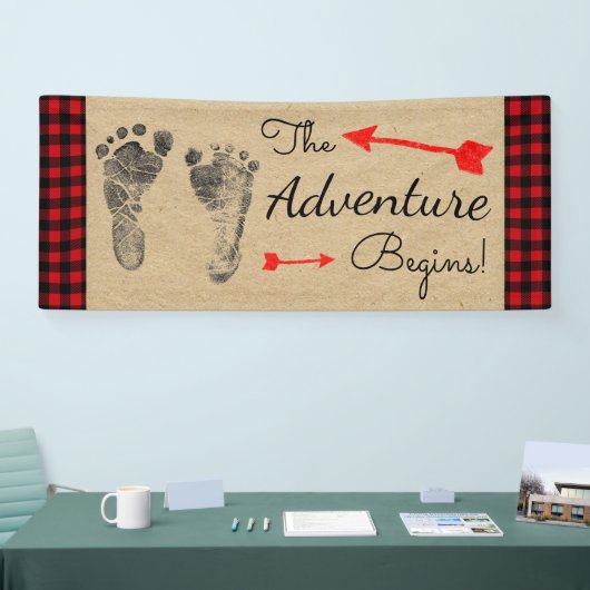 Lumberjack Buffalo Plaid Baby shower Spandoek (Beurs)