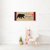 Lumberjack Buffalo Plaid Beer Boy Baby shower Spandoek (Insitu)