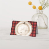 Lumberjack Buffalo Plaid Food of Plaatskaartje (Voorkant)