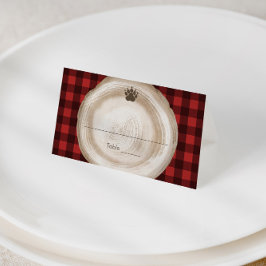 Lumberjack Buffalo Plaid Food of Plaatskaartje