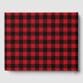 Lumberjack Buffalo Plaid Gastenboek (Achterkant)