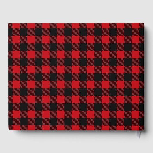 Lumberjack Buffalo Plaid Gastenboek (Achterkant)
