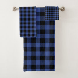 Lumberjack Buffalo Pset Blue Flannel Man Bad Handdoek