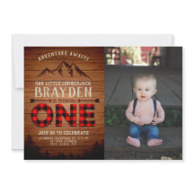 Lumberjack Buffalo speldenfoto eerste verjaardag