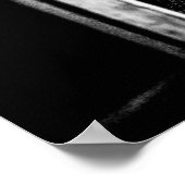 Lumberjack Cabin Window/B W Grainy Poster (Hoek)