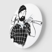 LumberJack Clock Grote Klok (Hoek)