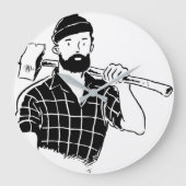 LumberJack Clock Grote Klok (Voorkant)