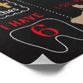 Lumberjack Deer Moose Birthday Party-chalkboard Poster (Hoek)