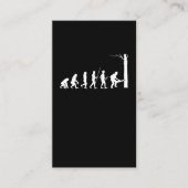 Lumberjack Evolution Chainzaag Logger Woodarbeider Visitekaartje (Voorkant)