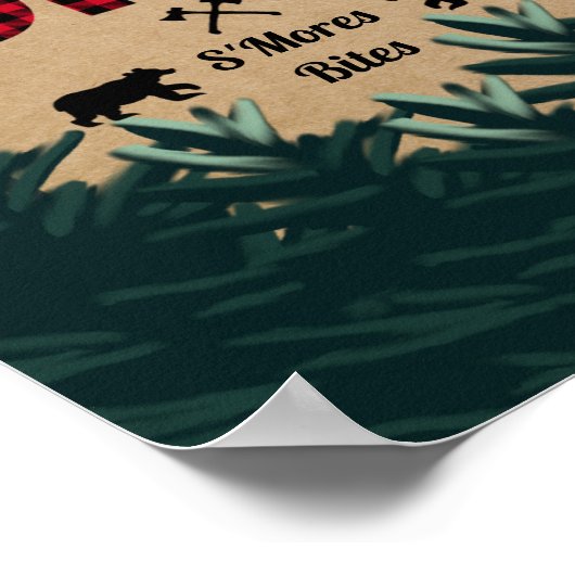 Lumberjack First Birthday, Wild One neemt één teke Poster (Hoek)