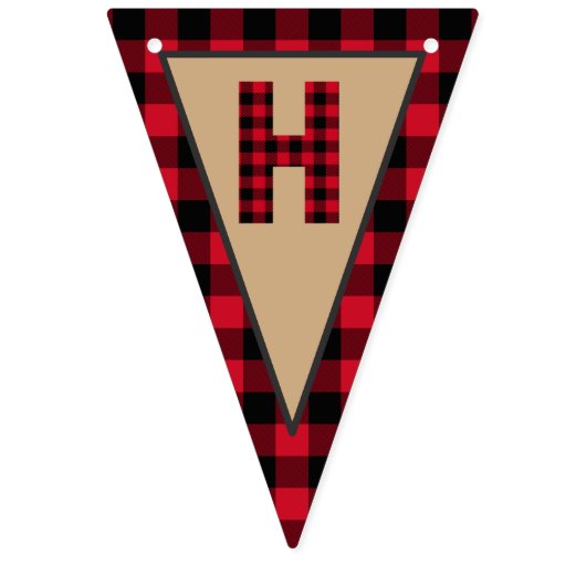 Lumberjack First Birthday, Wild One Vlaggetjes (Tweede vlag)