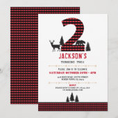 Lumberjack Flannel 2e tweedaagse partij Kaart (Voorkant / Achterkant)