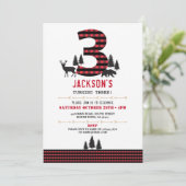 Lumberjack Flannel 3e uitnodiging van de Dag van d (Staand voorkant)