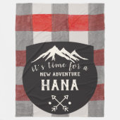 lumberjack fleece deken (Voorkant)