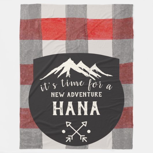 lumberjack fleece deken (Voorkant)