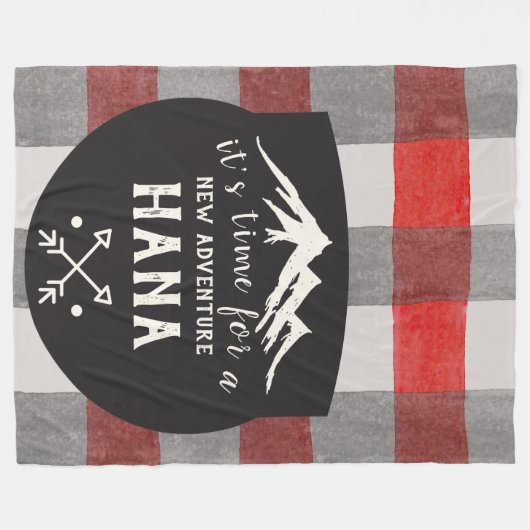 lumberjack fleece deken (Voorkant (Horizontaal))