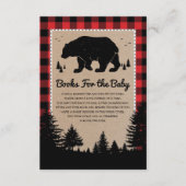 Lumberjack Forest Beer Books for Baby Informatiekaartje (Voorkant)