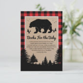Lumberjack Forest Beer Books for Baby Informatiekaartje (Staand voorkant)