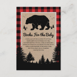 Lumberjack Forest Beer Books for Baby Informatiekaartje