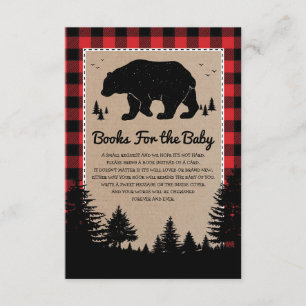 Lumberjack Forest Beer Books for Baby Informatiekaartje