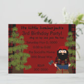 Lumberjack Gnome Kaart (Staand voorkant)