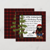 Lumberjack Gnome Kaart (Voorkant / Achterkant)