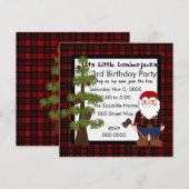 Lumberjack Gnome Kaart (Voorkant / Achterkant)