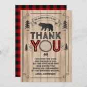 Lumberjack Hartelijk dank voor uw kaart Lumberjack (Voorkant / Achterkant)