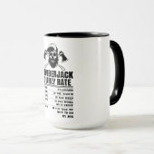 Lumberjack Hourly Rate Mok (Voorkant rechts)