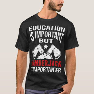Lumberjack is bakkerij 8e timmergebed t-shirt