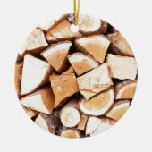 Lumberjack Keramisch Ornament (Voorkant)