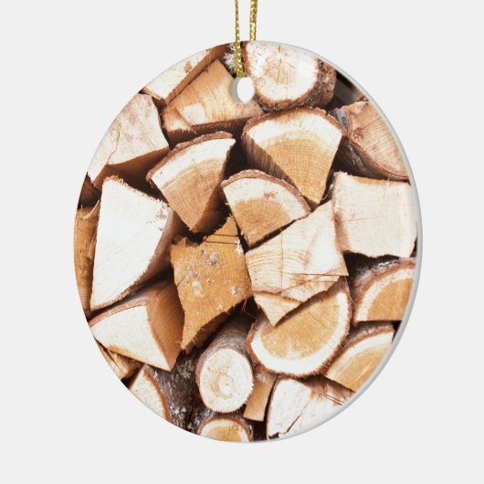 Lumberjack Keramisch Ornament (Links)