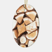 Lumberjack Keramisch Ornament (Links)