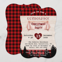 Lumberjack kerstparty Red Buffalo Wood