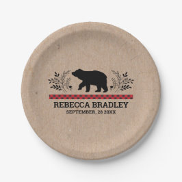 Lumberjack Kraft Beer Baby shower Bord