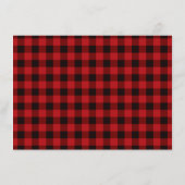 Lumberjack Little Hunter Boy Diaper Raffle Ticket Informatiekaartje (Achterkant)