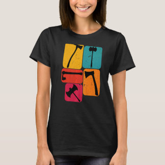 Lumberjack Logger ax Retro T-shirt