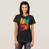 Lumberjack Logger ax Retro T-shirt (Voorkant volledig)