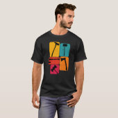 Lumberjack Logger ax Retro T-shirt (Voorkant volledig)