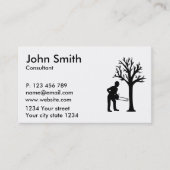 Lumberjack logger visitekaartje (Voorkant)